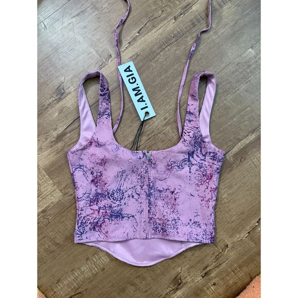 I.am.Gia Elori corset top, pink size small - Picture 6 of 6
